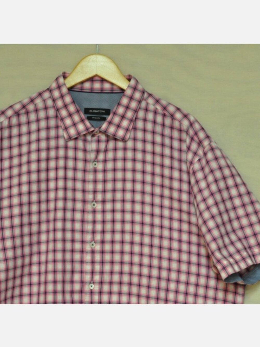Bugatchi Shaped Fit SS Button Down XXL
